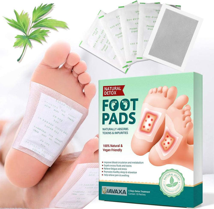 Deep Cleansing Foot Pads for Detox & Relaxation | Natural Herbs Patches for Internal Toxin Removal, Pain Relief, Better Sleep & Circulation for Men & Women (Pack of 20)
